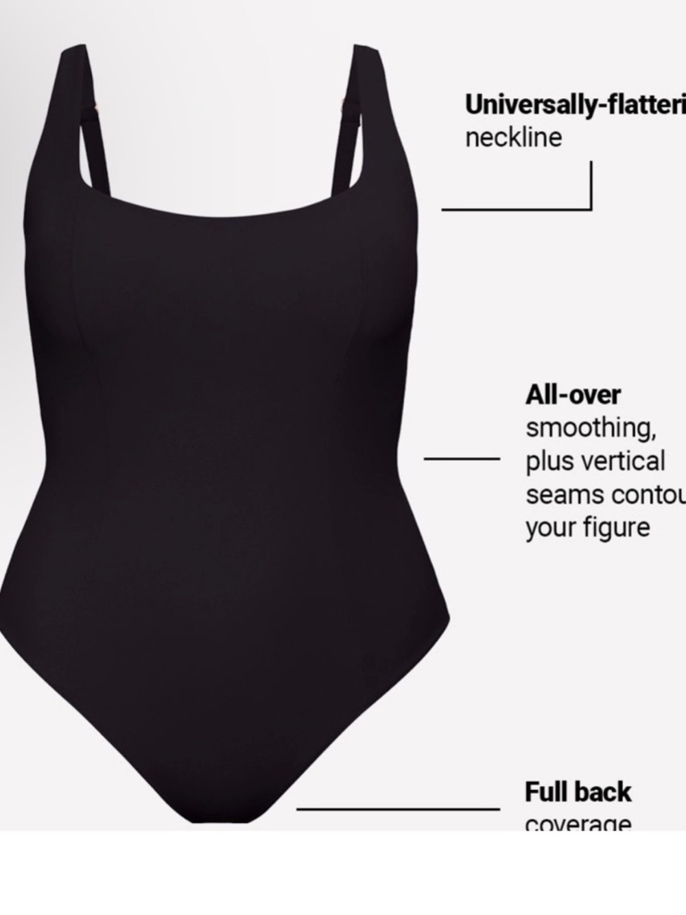 YITTY Black One-Piece Swimsuit